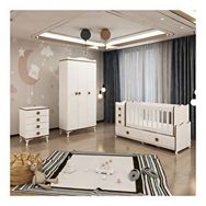 GarajHome Melina Yıldız 3 Kapaklı Sümela Bebek Odası Takımı