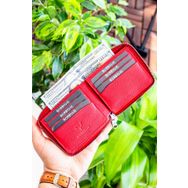 Garbalia Carole Kırmızı Unisex Cüzdan