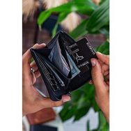 Garbalia Leeds Siyah Unisex Cüzdan