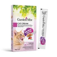 Garden Mix 15x5 GR Somonlu ve Biyotinli Sıvı Kedi Ödül Maması