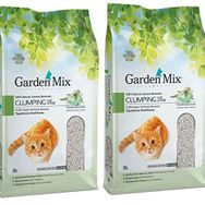 Garden Mix 2x10 lt Parfümlü Bentonit İnce Taneli Marsilya Sabunu Kokulu Topaklanan Kedi Kumu