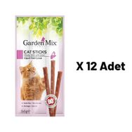 Garden Mix 3x5 gr 12'li Ciğerli Kedi Stick Ödül