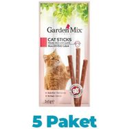 Garden Mix 3x5 gr 5'li Kuzu Etli Stick Kedi Ödülü