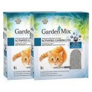 Garden Mix Bentonit Aktif Karbonlu 2x6 lt Paket Kedi Kumu