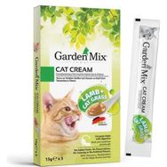Garden Mix Kedi Çimi ve Kuzulu Krema 5x15 gr Kedi Ödül Maması