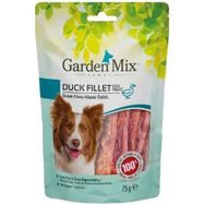 Garden Mix Ördekli Fileto Düşük Yağlı Şekersiz 75 gr Köpek Ödül Maması