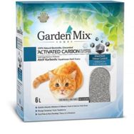 Gardenmix 6 lt Aktif Karbonlu Bentonit Kokusuz İnce Taneli Kedi Kumu