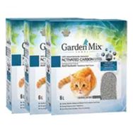 Gardenmix 6 lt x 3 Adet Bentonit Aktif Karbonlu Kedi Kumu