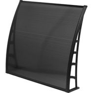 Gardenplast Cosmos 105x120 Siyah Kapı Pencere Üstü Pratik Sundurma