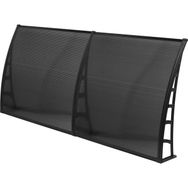 Gardenplast Cosmos 105x240 Siyah Kapı Pencere Üstü Pratik Sundurma