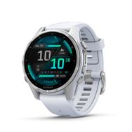 Garmin fenix 8 Amoled 43 mm Gümüş Beyaz Taşlı Akıllı Saat