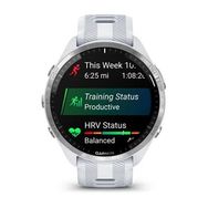 Garmin Forerunner 965 Titanyum Beyaz Gri Akıllı Saat