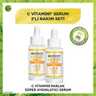 Garnier 30 ml 2'li Ayna Hediyeli Set C Vitamini Parlak Süper Aydınlatıcı Serum