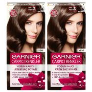 Garnier Çarpıcı Renkler 5.0 Parlak Açık Kahve 2 Adet Saç Boyası