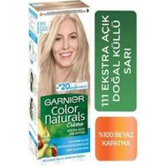 Garnier Color Naturals 111 Ekstra Açık Doğal Küllü Sarı Saç Boyası
