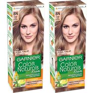 Garnier Color Naturals 8N Açık Kumral 2 Adet Saç Boyası