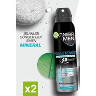 Garnier Men Saf ve Temiz 2x150 ml Sprey Deodorant