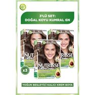 Garnier Nutrisse Ultra Creme 6N 3x60 ml Saç Boyası