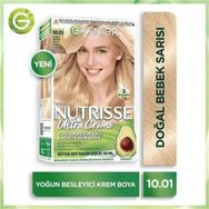 Garnier Nutrisse Yoğun Besleyici Kalıcı Krem 10.01 Doğal Bebek Sarısı Saç Boyası