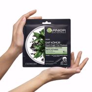 Garnier Skin Naturals Siyah Çay 32 gr Kömürlü Kağıt Yüz Maskesi