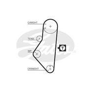 Gates 5215XS Citroen Peugeot GD114SP+170H CT754 Triger Kayışı