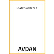 Gates 6PK2223 Kanallı Kayış