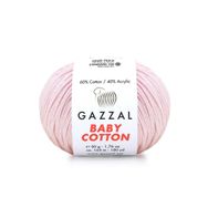 Gazzal 3411 Açık Pembe Baby Cotton El Örgü İpi
