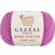 Gazzal 3414 Lila Baby Cotton 25 El Örgü İpi