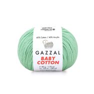Gazzal 3425 Su Yeşili Baby Cotton El Örgü Ipi