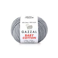 Gazzal 3430 Gri Baby Cotton El Örgü İpi
