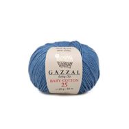Gazzal 3431 Koyu Mavi Baby Cotton 25 El Örgü İpi