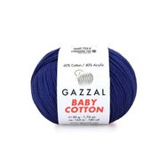 Gazzal 3438 Lacivert Baby Cotton El Örgü Ipi