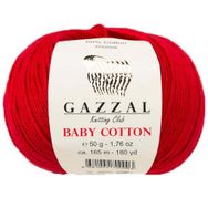 Gazzal 3439 Kırmızı Baby Cotton El Örgü İpi