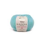 Gazzal 3452 Turkuaz Baby Cotton 25 El Örgü İpi