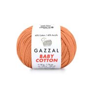 Gazzal 3465 Koyu Yavruağzı Baby Cotton El Örgü Ipi