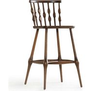 Gazzini Furniture Natura Retro Ahşap Ceviz Bar Sandalyesi