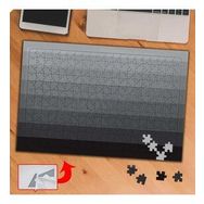 GD20 Degrade Gradyan Color Siyah Gri 240 Parça Puzzle Yapboz Tablo