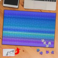 GD7 Gradyan Degrade Gradient Mavi 240 Parça Puzzle Yapboz Tablo