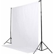 GDX Beyaz 3 x 6 Metre Seyyar Katlanabilir Kumaş Fon Perde