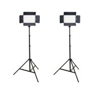 GDX CF-150C Bicolor Mobil 2'li Sürekli Video Panel Led Işık Seti