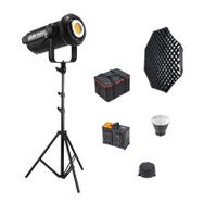 GDX LV-700C-II B Bi Color Led Video Işığı Gridli 140 Octa Softbox + 260 cm Kalın Işık Ayağı Full Set