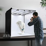 GDX Pro II 3 LED Işıklı 60x60 cm Ürün Çekim Çadırı