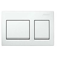 Geberit 115.045.21.5 Alpha 35 Çift Basmalı Beyaz Kumanda Kapağı