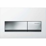Geberit 115.060.11.1 Alpha50 Çift Basmalı Beyaz Kumanda Kapağı