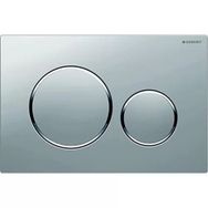 Geberit 115.770.JQ.5 Sigma01 Çift Basmalı Mat Krom Kumanda Kapağı