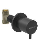 Geberit 616.004.14.1 Mat Siyah Ankastre Stop Valf Seti