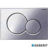Geberit Alpha01 115.035.21.1 Parlak Krom Çift Basmalı Kumanda Kapağı