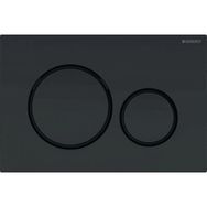 Geberit Sigma20 Siyah / Mat Siyah Çift Basmalı Kumanda Kapağı