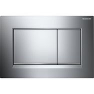 Geberit Sigma30 115.883.KH.1 Parlak-Mat-Parlak Çift Basmalı Kumanda Kapağı