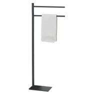 Gedy 34x83.3Hx14 cm Mat Siyah Ayaklı Havluluk